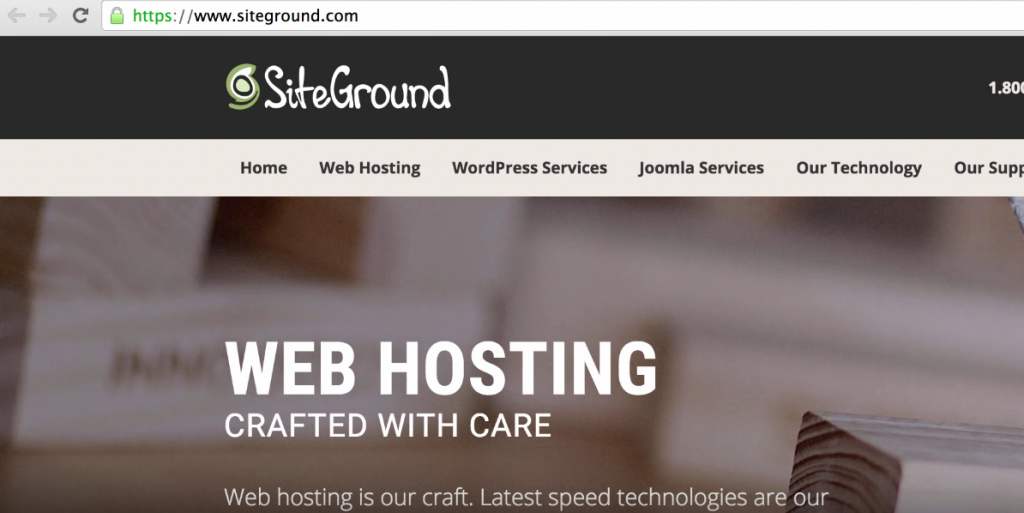 SiteGround Managed WordPress Hosting Review with User Opinions (2018) - SiteGround Home Page